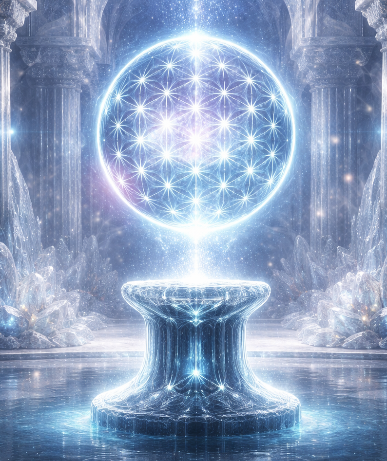 Flower of Life Geometric Blueprint