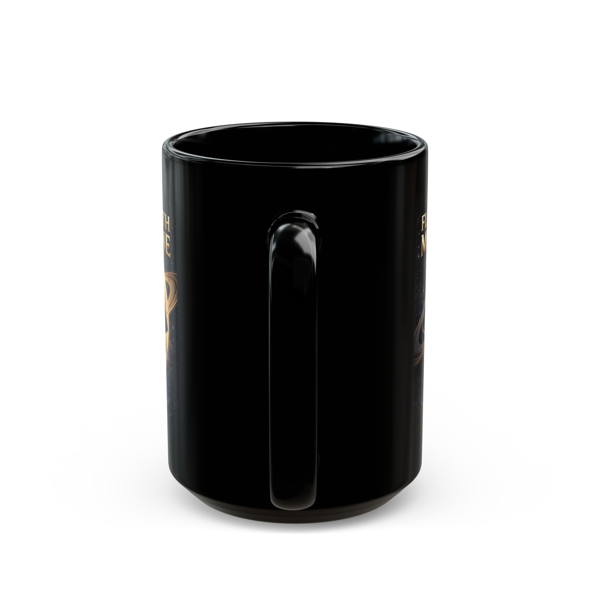 Flat Earth Machine Black Mug – enjoy the fictional journey Coffee Cup (11oz & 15oz) - Image 8