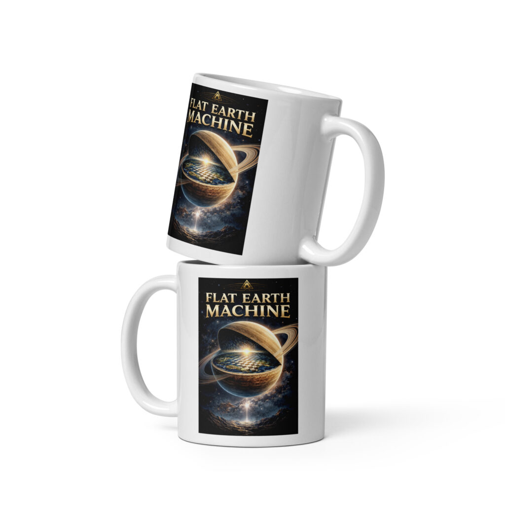 White glossy mug