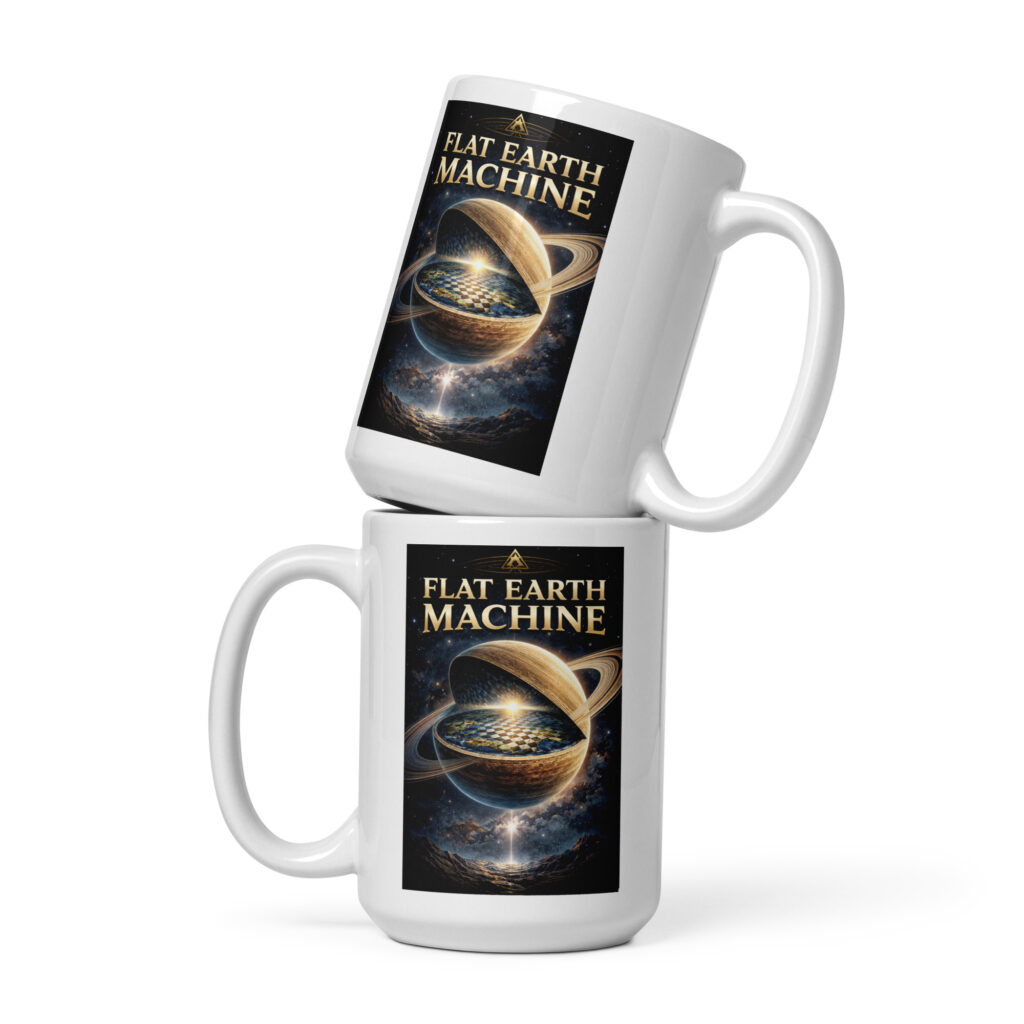 White glossy mug
