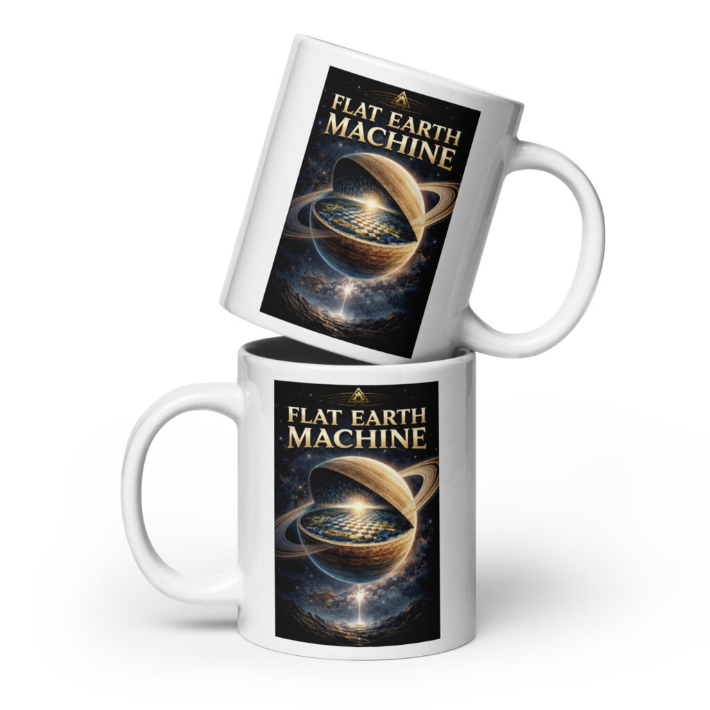 White glossy mug