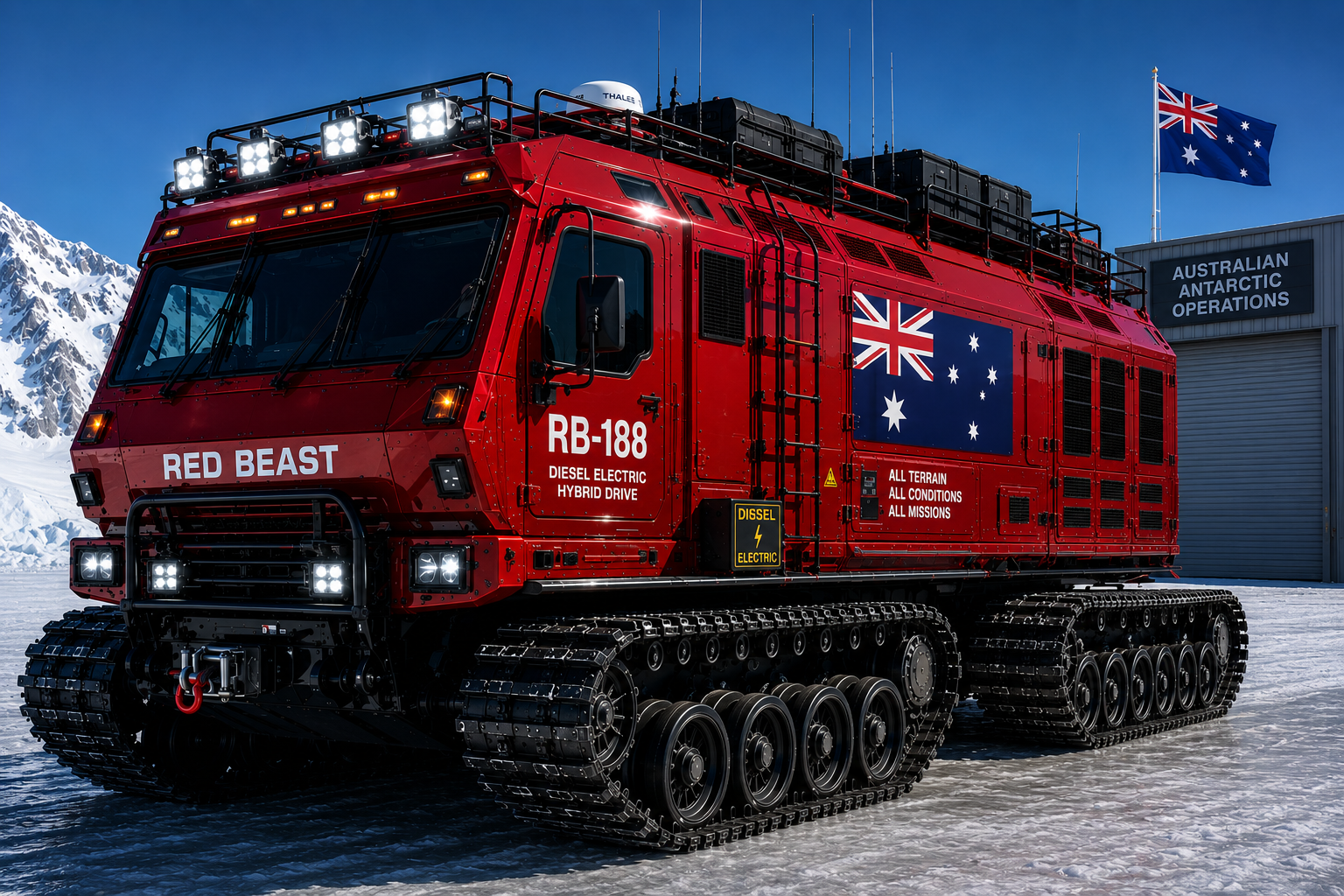 The Red Beast - Flat Earth Machine
